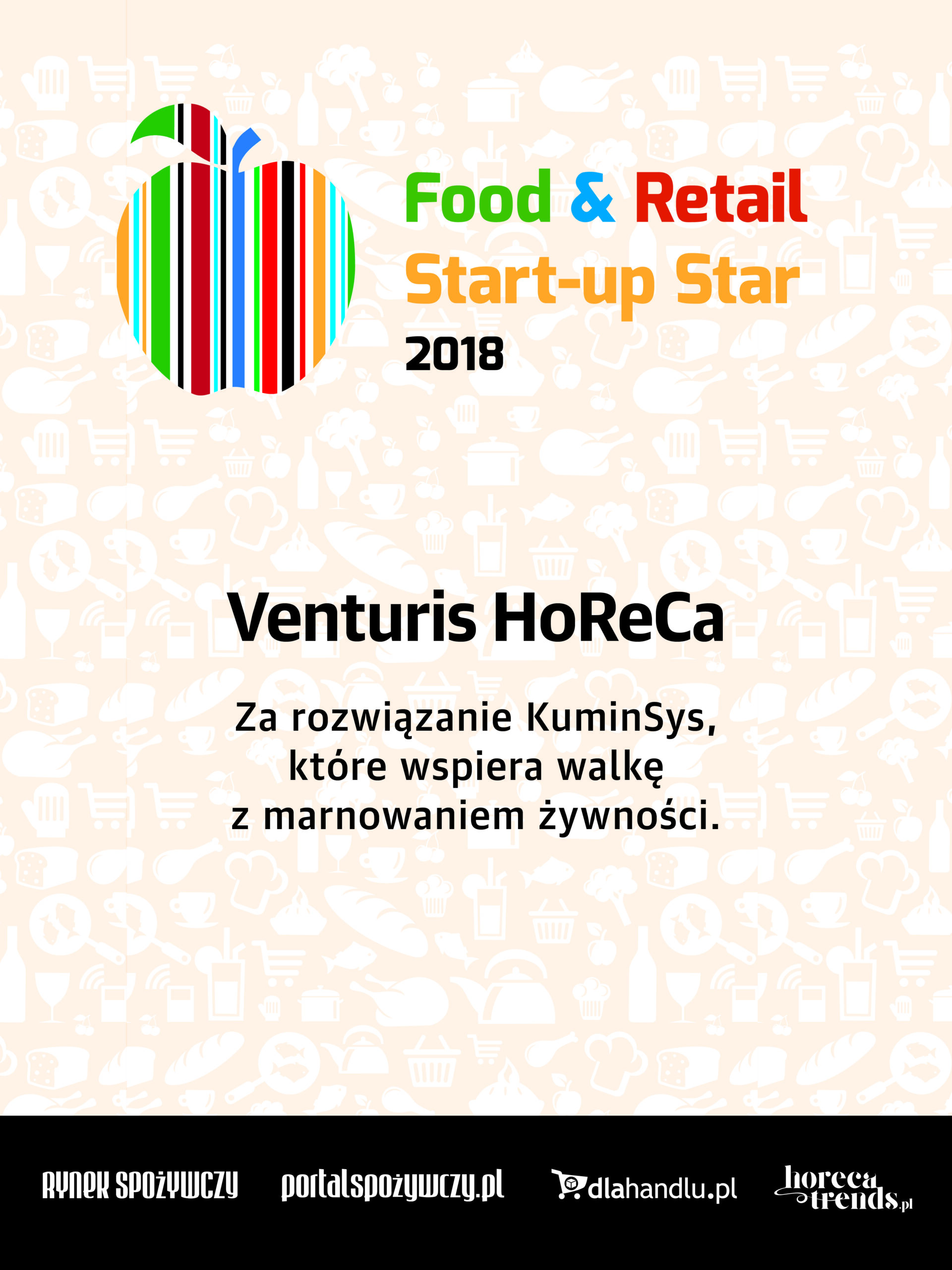 Zdobyliśmy wyróżnienie w konkursie Food&Retail Start-up Star 2018!!
