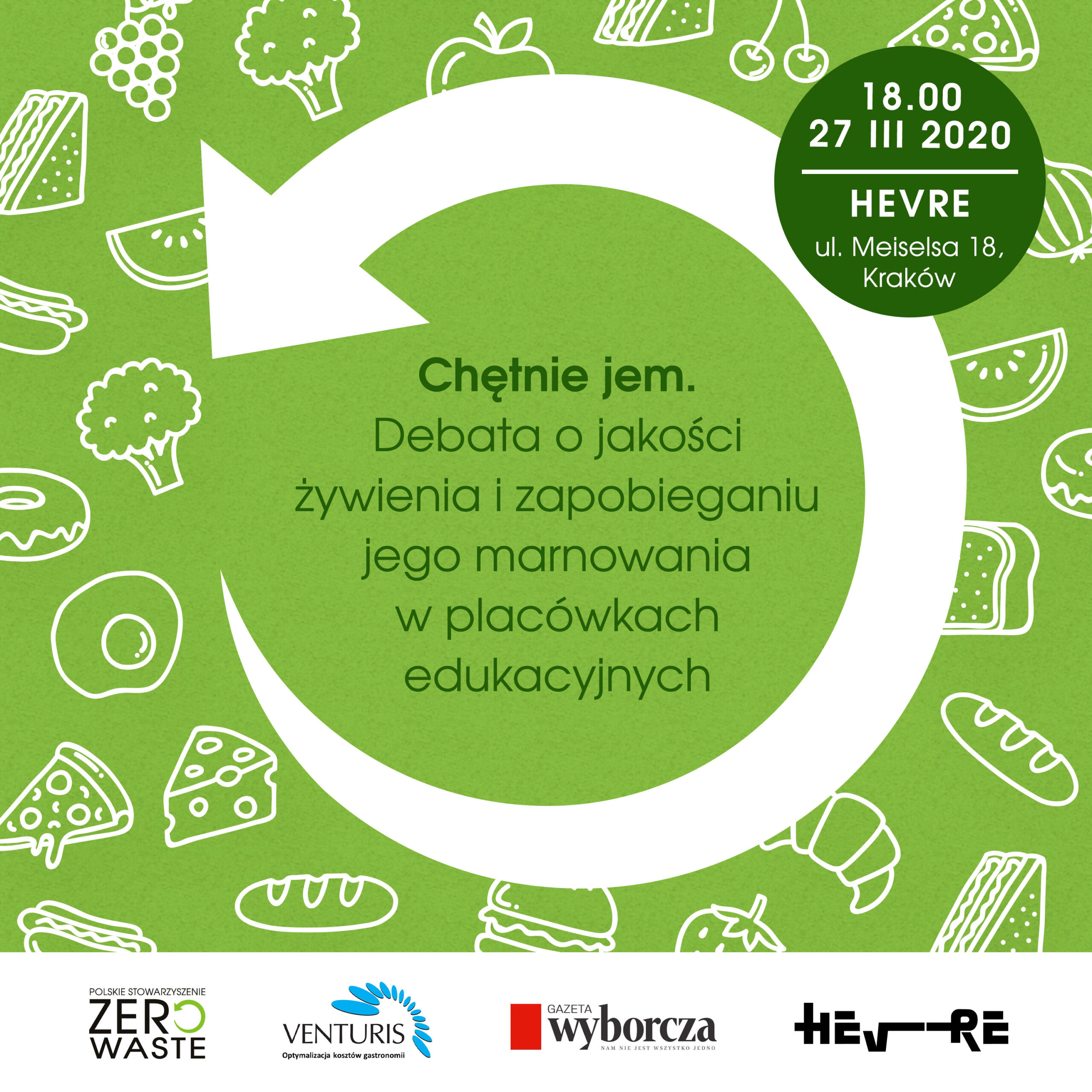 27.03 w Krakowie debata o marnowaniu jedzenia w placówkach edukacyjnych