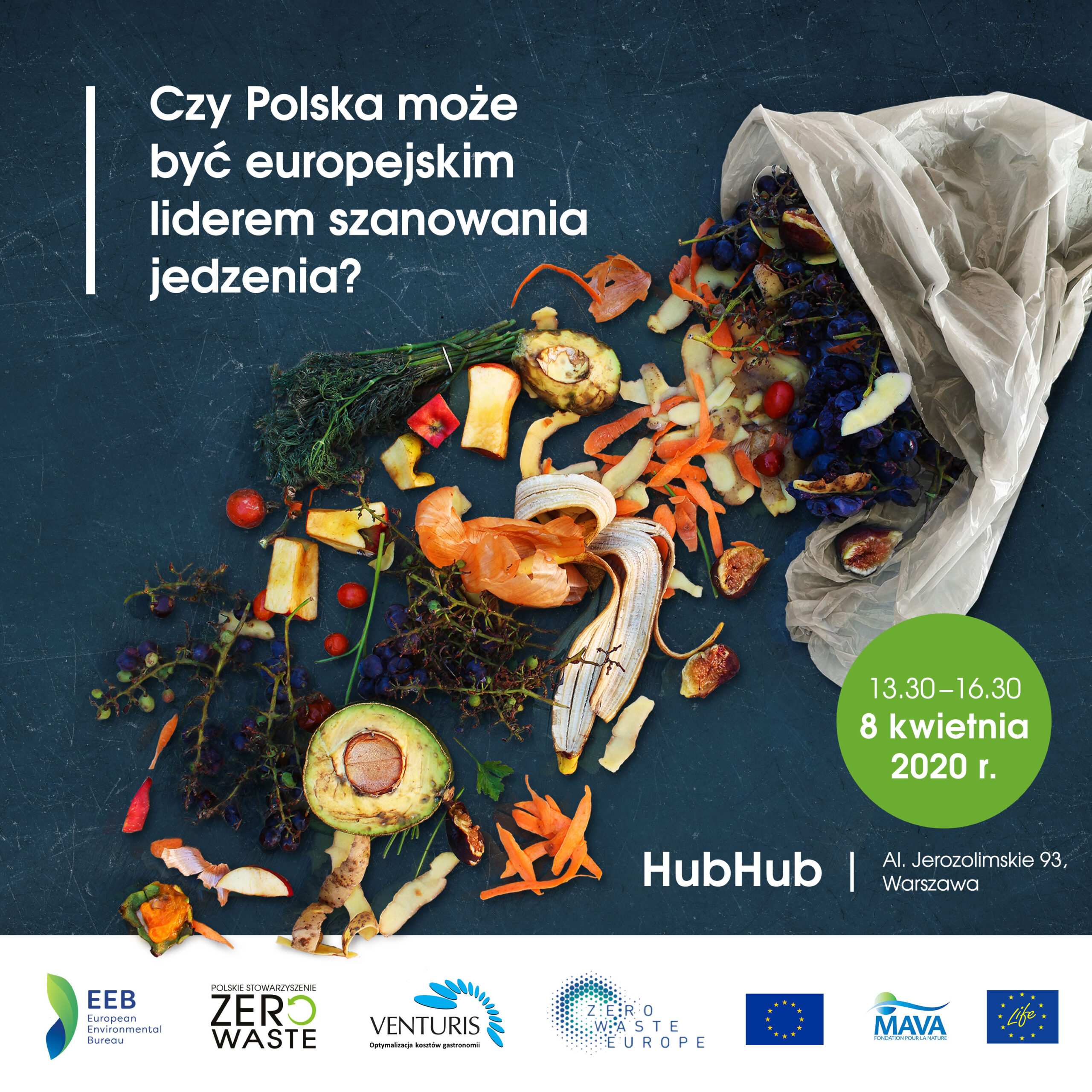 Integracja środowiska food waste w Polsce 8.04.2020 w Warszawie